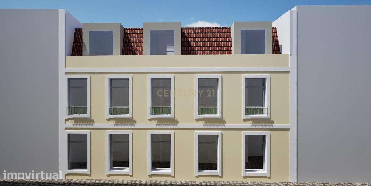 Conjunto de 5 prédios urbanos devolutos, localizados em plena zona his - Grande imagem: 3/5