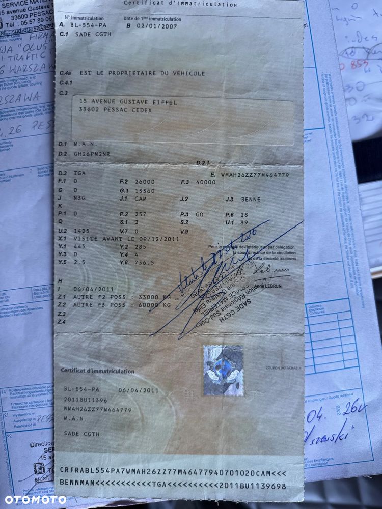 MAN TGA 33.350 / 6x4 / Hydroburta / - 37