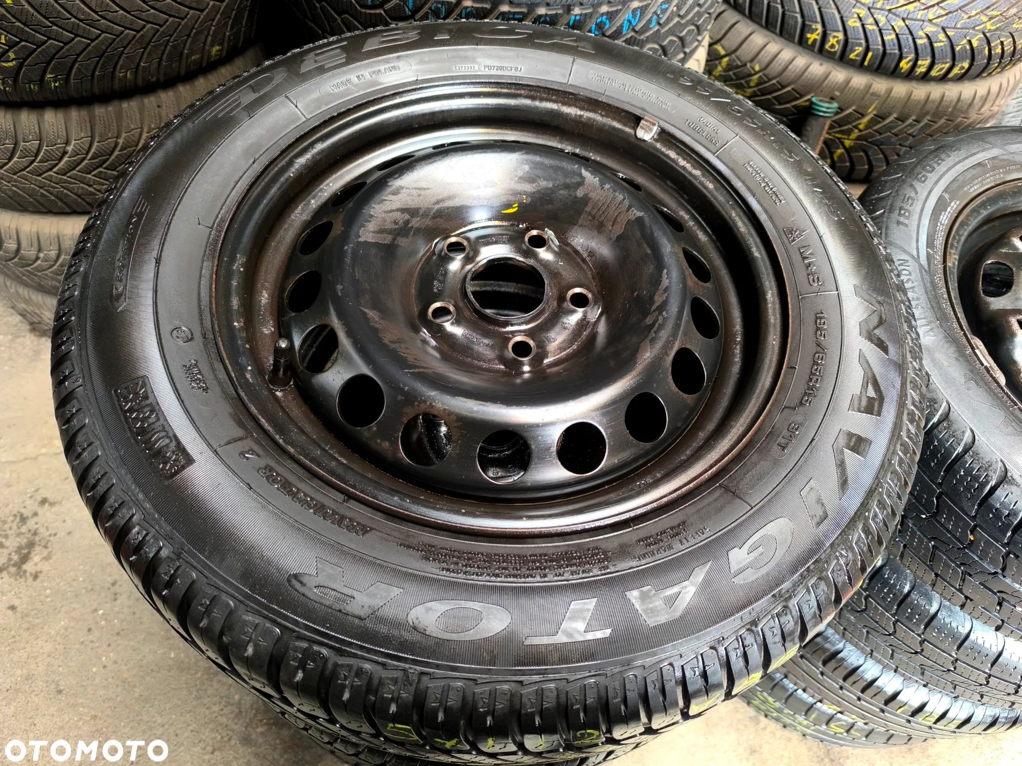 5x112 Felgi stalowe Stal 15 Koła Całoroczne Wielosezonowe VW GOLF CADDY TOURAN SHARAN AUDI A4 B5 B6 A6 C5 SEAT LEON TOLEDO ALHAMBRA ALTEA SKODA OCTAVIA Passat B5 195/65 5mm Legnica ALU-RAD - 1