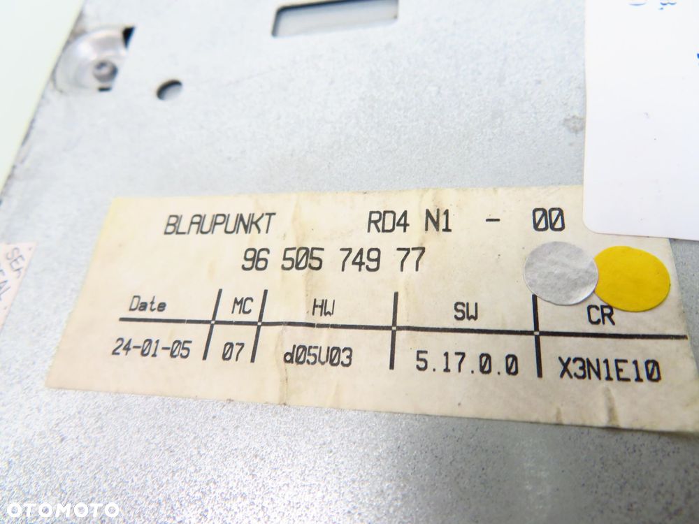 RADIO CITROEN C5 I 9650574977 - 3