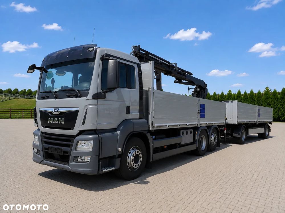 MAN TGS 26.460 6x2 + Żuraw PALFINGER PK 15001L + Przyczepa KRONE AZ | 460 KM | EURO 6 | ZESTAW - 1