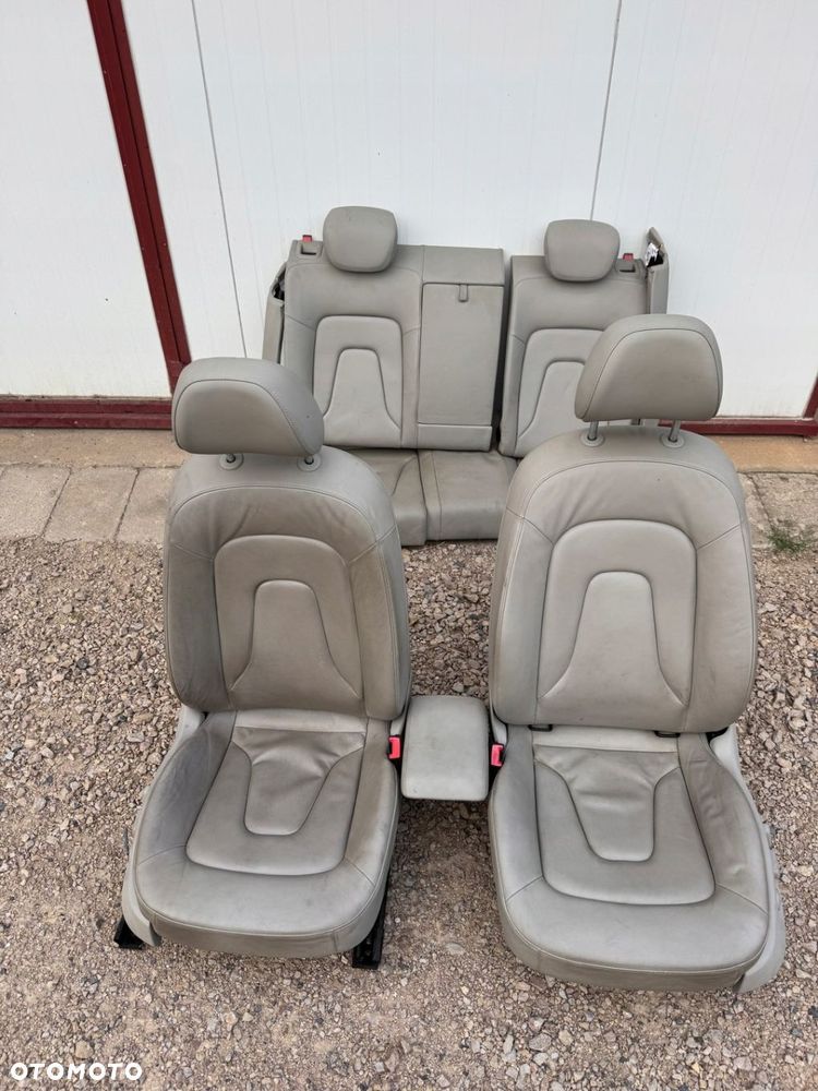 FOTELE KANAPA SKÓRA JASNE TUNEL AUDI A5 8T 5 DRZWI SPORTBACK - WAWA