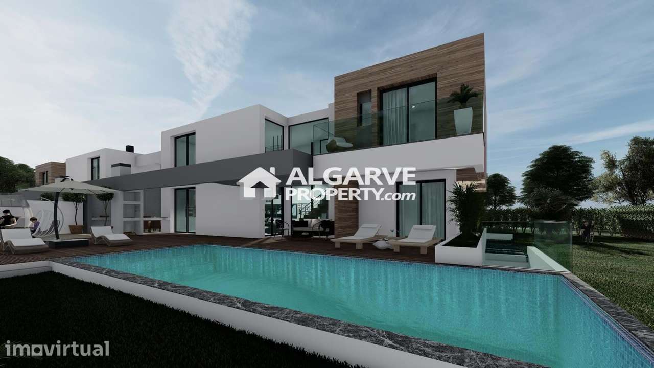 Moradia V4 estilo contemporâneo em fase final construção em Vilamoura, - Grande imagem: 4/51