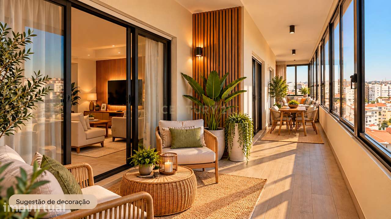 Apartamento T4 com Vista Mar na Quinta das Palmeiras, Oeiras - Grande imagem: 5/31
