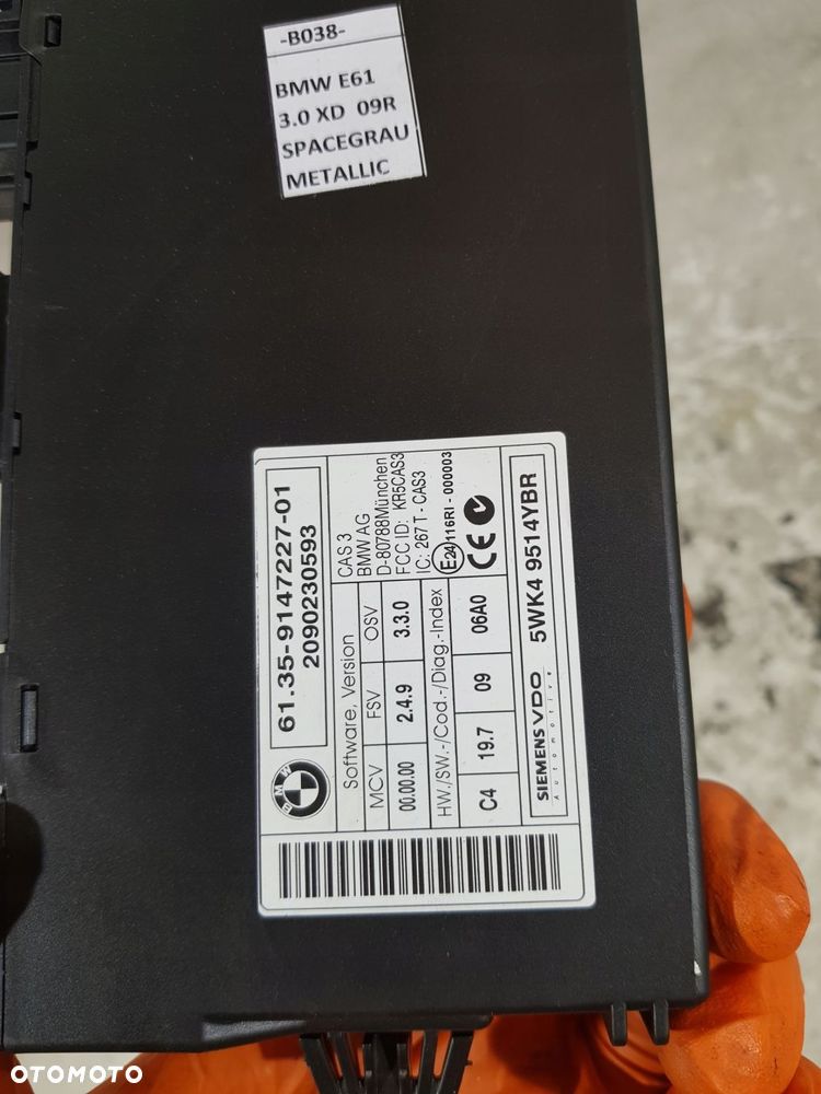 zestaw startowy komputer silnika 7810950 bmw e60 e61 lci eur 3.0d m57 - 16