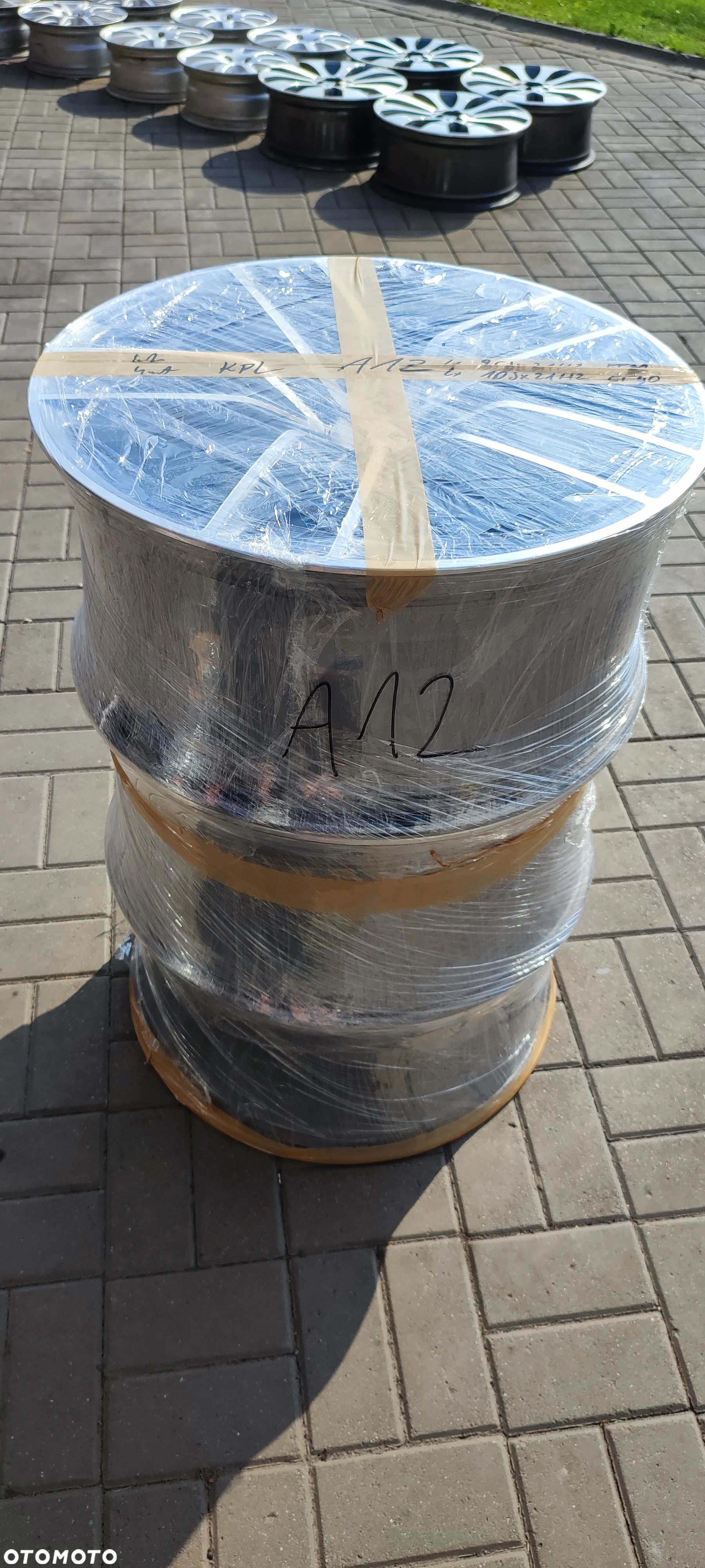 FELGI STRUKTURANE 5x112 9,5Jx 21 CALI ET30 fi 66.6 x2 2534013800 10Jx21 CALI ET 28 2534013900 AMG MERCEDES GLC KOMPLET 4 SZTUKI - 23