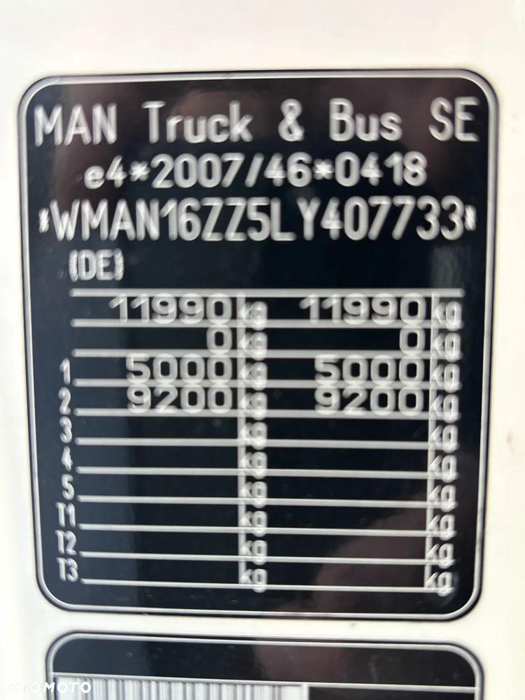 MAN TGM 12.250  kontener , winda , koła 19,5 , (nie TGL) 2019 rok z Niemiec, izoterma, - 31