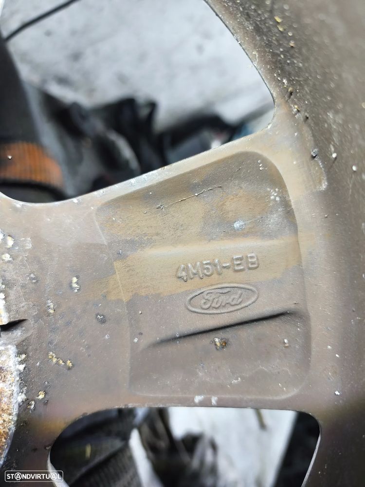 JOGO DE JANTES FORD FOCUS II 6.5JX16 COM PNEUS 205/55R16 4M51-EB - 4