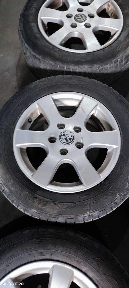 Janta aliaj 195 65 15 vokswagen vw golf 5 6 touran 3 buc - 3