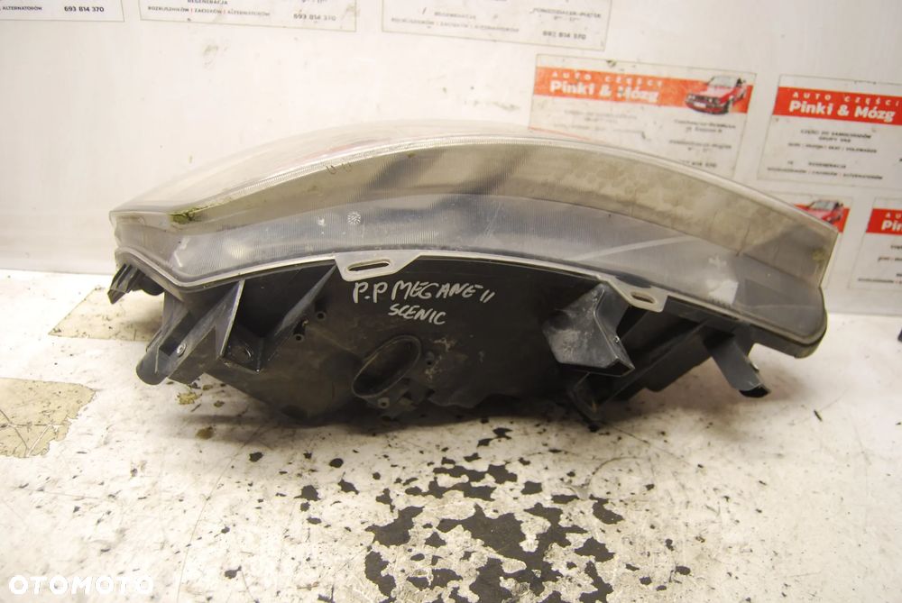 LAMPA PRAWY PRZÓD PRZEDNIA SOCZEWKA RENAULT MEGANE SCENIC II LIFT - 3