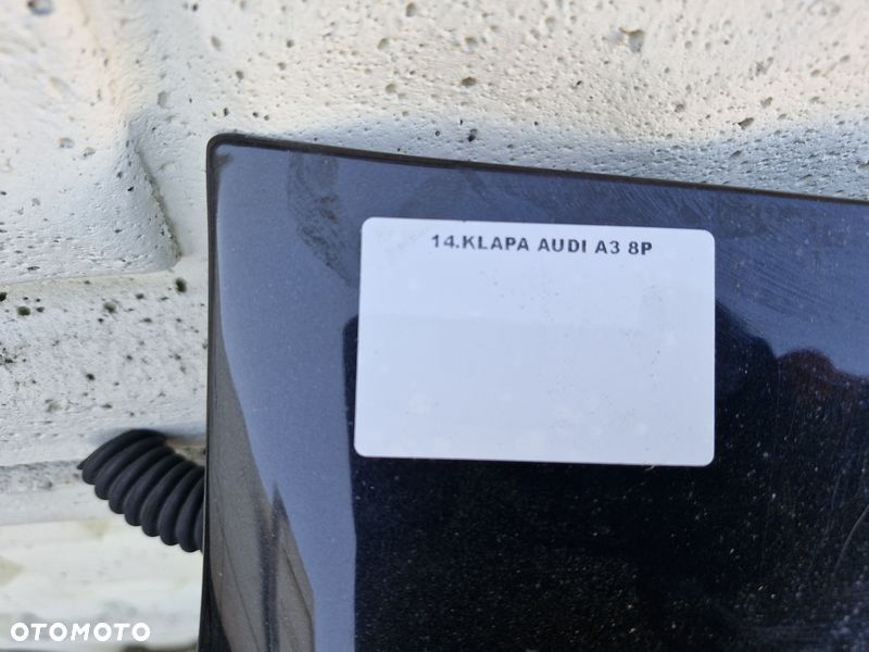 AUDI A3 8P SPORTBACK 5D KLAPA BAGAŻNIKA TYŁ TYLNA - 3