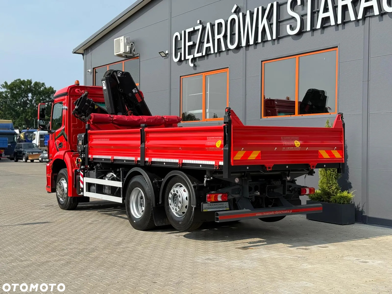 Mercedes-Benz AROCS 2532 // E6 // wywrotka 3-Stronna + HIAB HIDUO 158 B-2 // 6x2 6x4 HDS żuraw kran crane kiper kipper // Actros Antos - 5