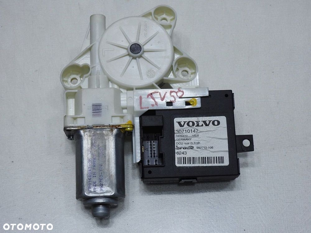 SILNICZEK SZYBY LEWY TYŁ VOLVO V50 30710147 - 2