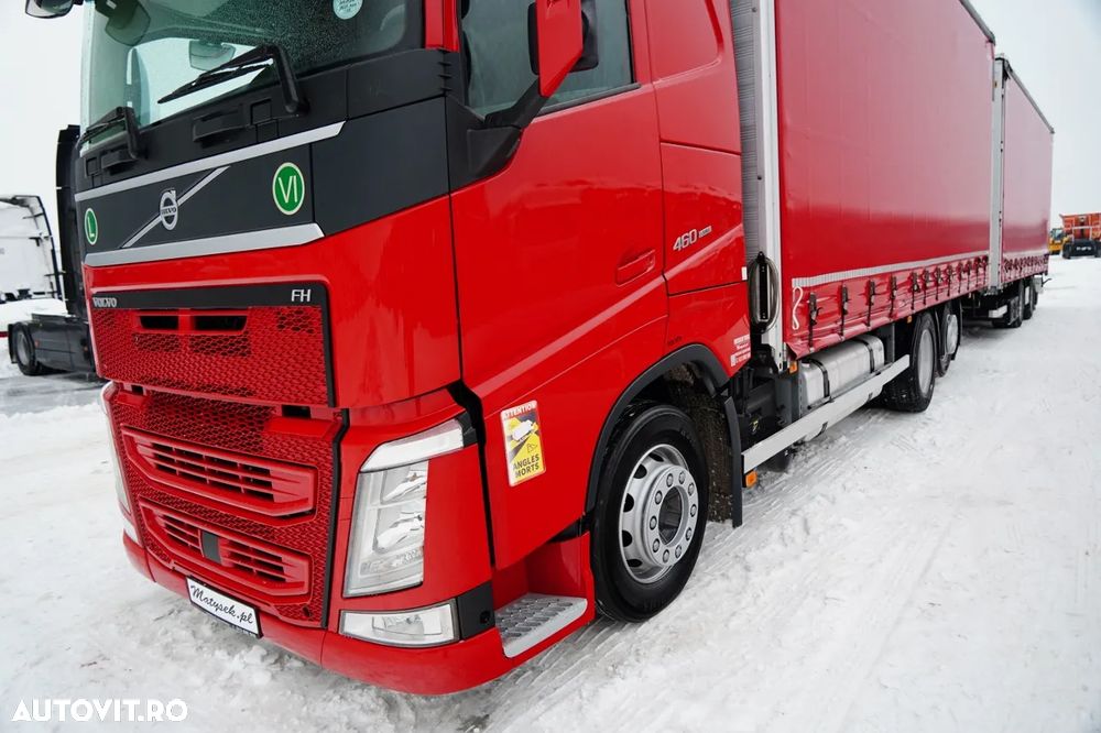 Volvo FH 460 / COMBINAT TANDEM / 120 M3 / TRANSPORT / I-PARK COOL / DIRECȚIE AXĂ RIDICATĂ / WIELTON 2021 - 6