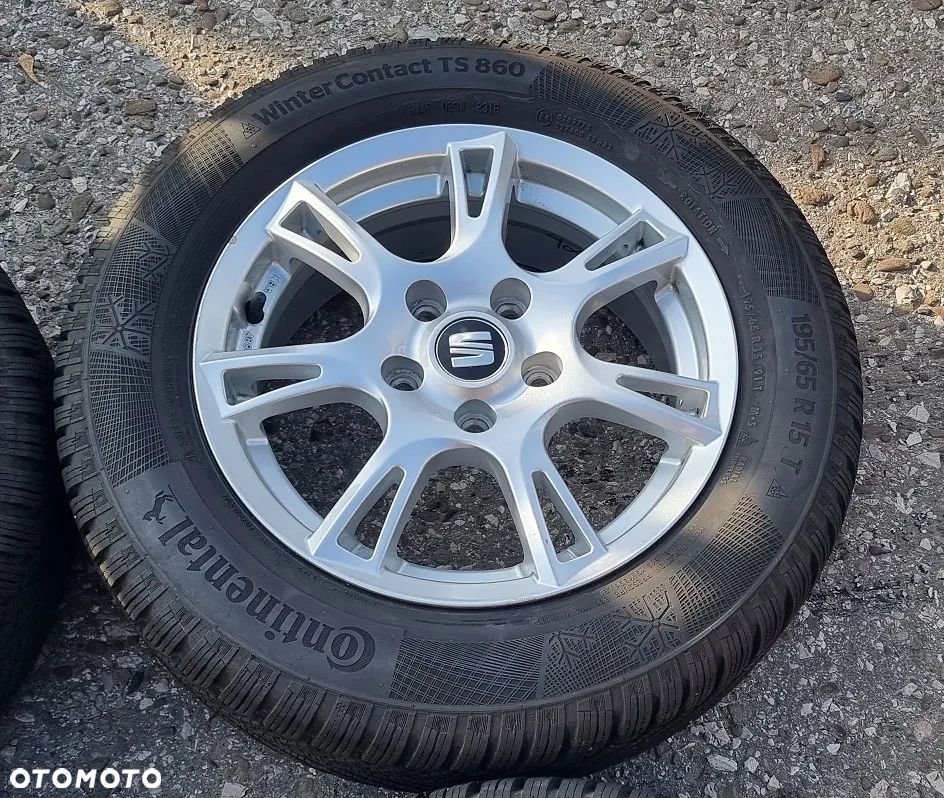 4x koła felgi opony zima Seat Leon Ateca VW Skoda Audi  195/65/15 Continental WinterContact TS 860 195/65R15 5x112 - 5