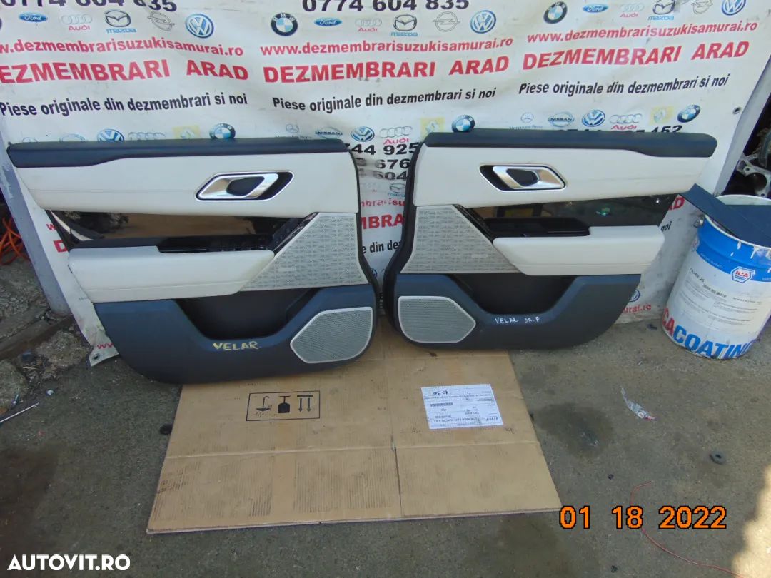 Fete usi Range Rover Velar fata usa interioara fata spate stanga dreapta - 1