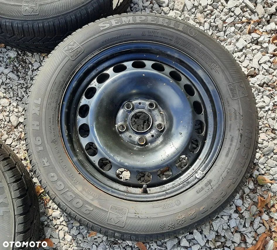 4x koła felgi opony zima Volkswagen Sharan Tiguan Seat Alhambra Skoda Audi Semperit Speed-Grip 2 205/60/16 H XL 205/60R16 5x112 - 3