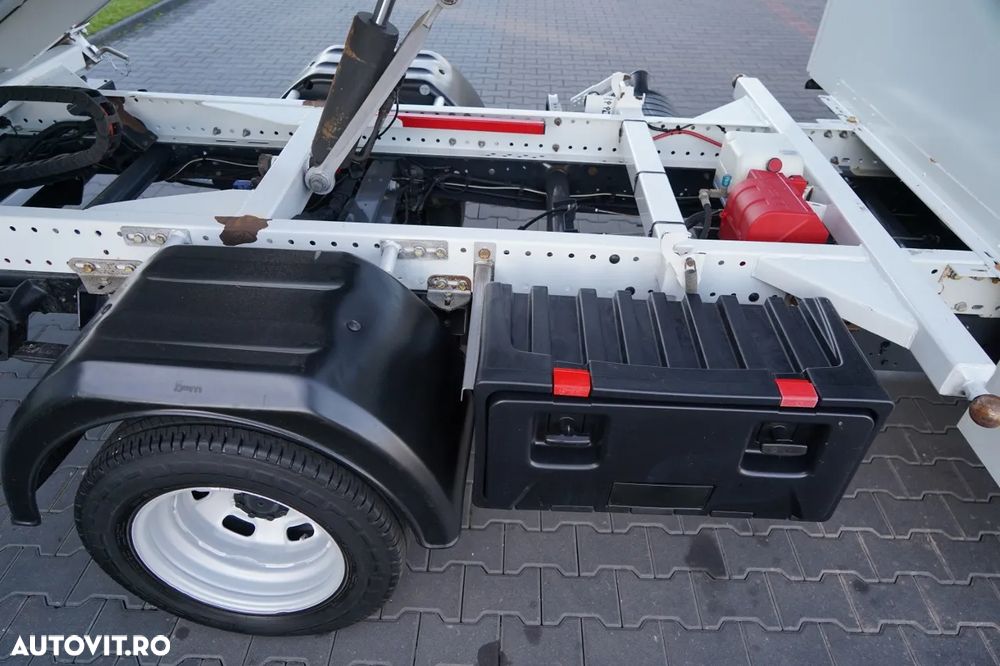 Iveco DAILY 35-160 / BASCĂLĂTOARE 3 PAGINI OȚEL / DUBLU / MANUALĂ / IMPORTATĂ / EURO 6 - 9