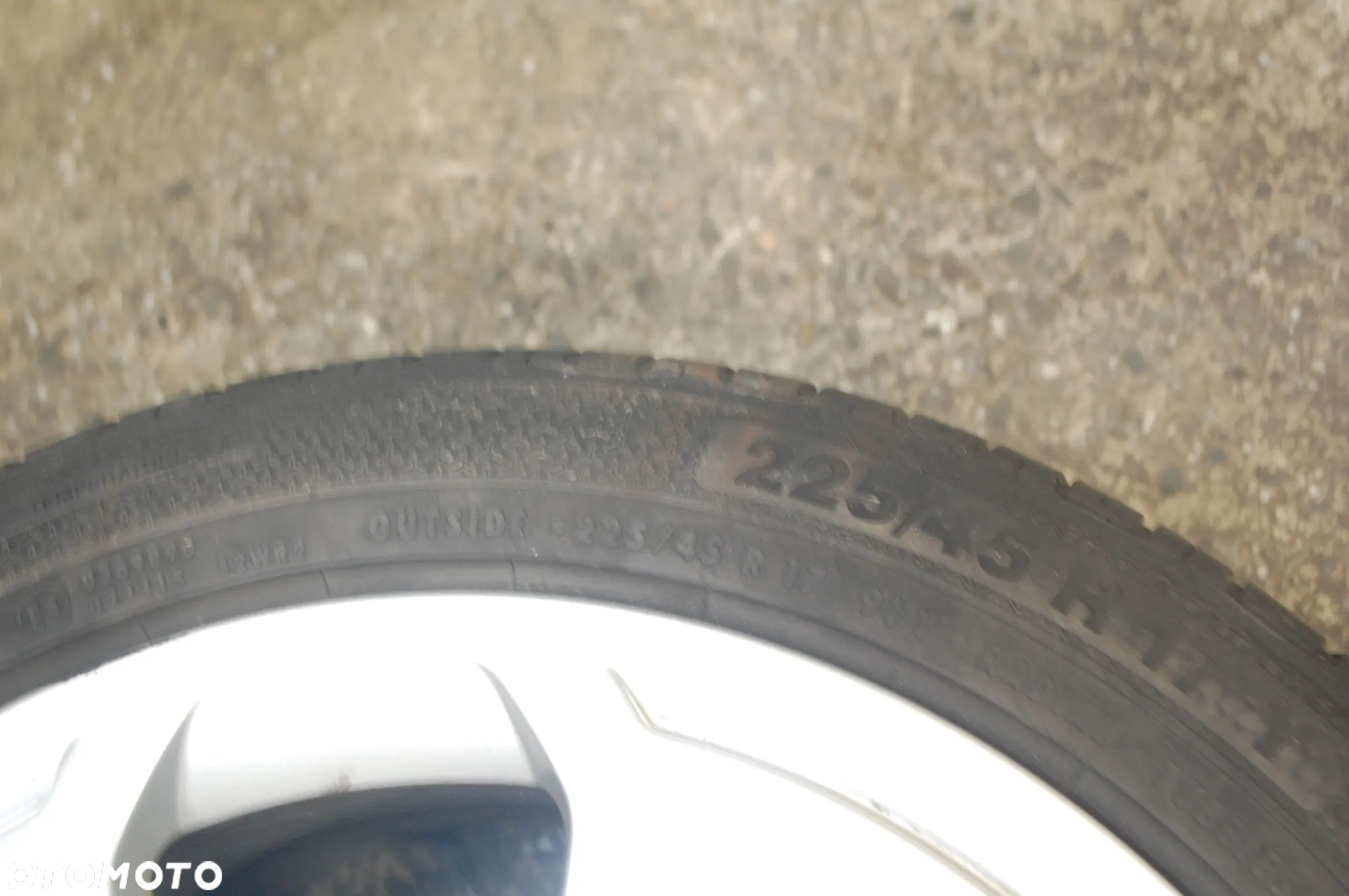 KOŁA FELGI ALUMINIOWE 8P0601025C ET56 7.5J 5X112 225/45R17 LATO AUDI A3 8P AUDI A4 - 7