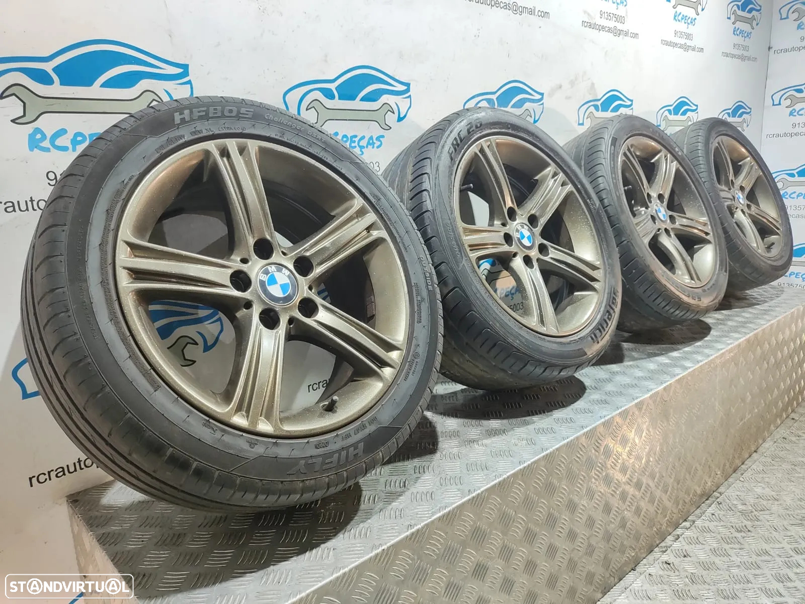 - Jantes 17 Polegadas Originais BMW Style 393 - 5x120 - 36116796242 | 6796242 - F20 | F21 | F30 | F31 | F32 | F33 | F36 - 7
