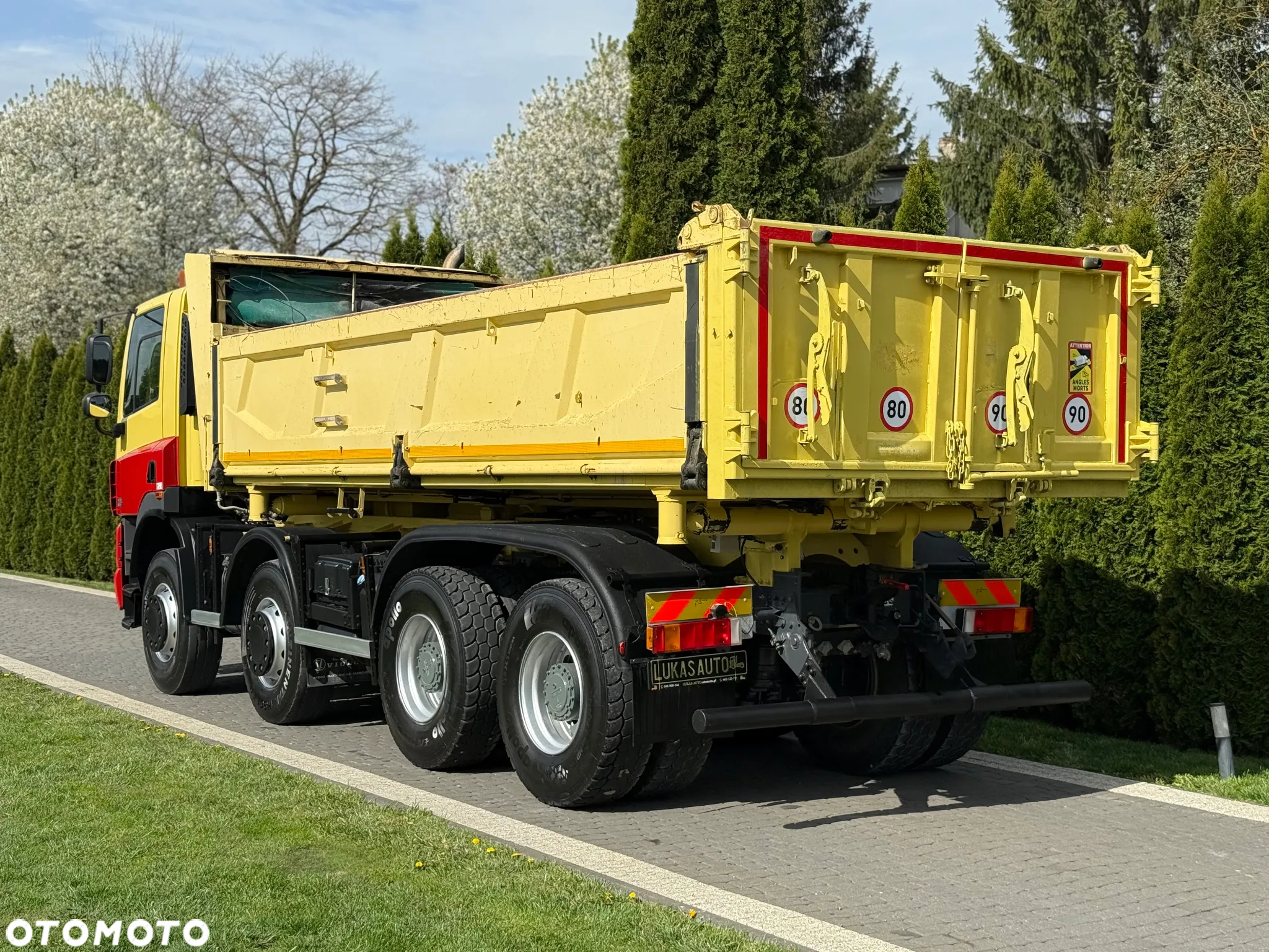 DAF CF 85.410 8X4 WYWROTKA HYDROBURTA - 7
