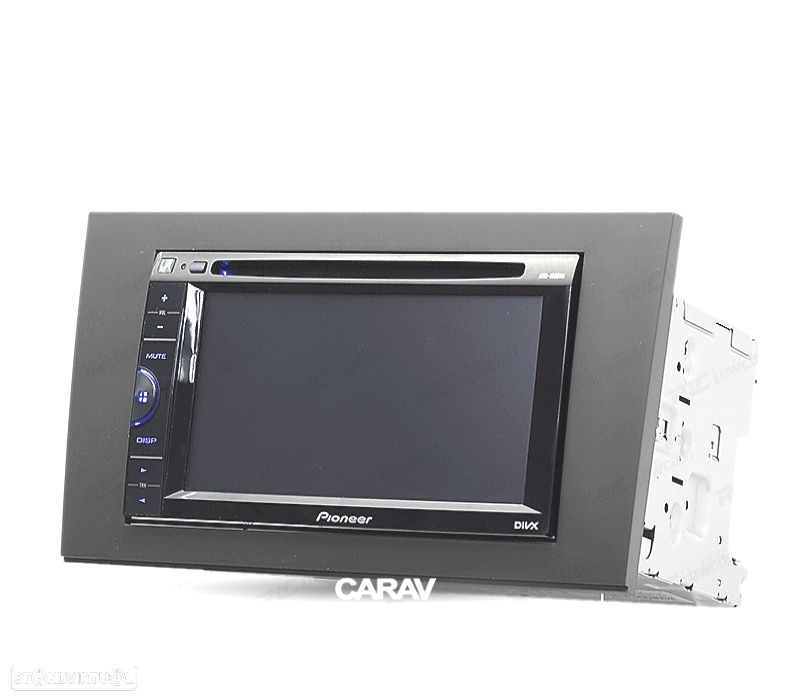 MOLDURA ADAPTADOR PRETO PARA RADIO 2-DIN PARA AUDI A4 Y SEAT EXEO - 3