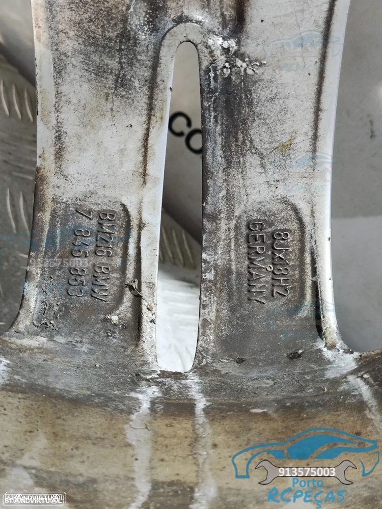 Conjunto Jantes 18" BMW Serie 1 Pack M - Style 386M - 7,5J | 8J | ET34 | ET37 | 5x120 - Originais | Jante | 36117845852 | 7845852 | 36117845853 | 7845853 | 245 35 18 | 225 40 18 | 5 x 120 | 18 Polegadas | Style 386 | F20 | F21 | F22 | F23 - 8