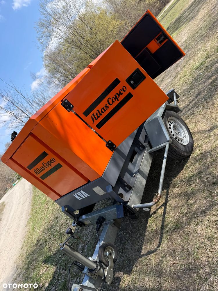 Atlas Copco QAS 40 KW Agregat prądotwórczy Przyczepa do rejestracji. inwerterowy wyciszony! 2014r. JAK NOWY z Norwegii. 5000mtg.Mocny silnik Turbo Kubota 4 cylindry 100km! Dekra aktualna. Opony zero zużycia. Zadbany Agregat. Odpala na Dotyk. Bogata Wersja! Prądnica Najlepsza PARTNER LEROY SOMER. - 18