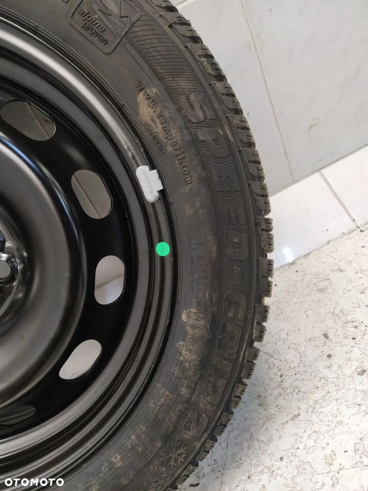 FORD 6Jx15 ORYGINALNA FELGA STALOWA R15 ET37.5 4X108 OPONA SEMPERIT 185/60 KOŁO ZIMA BIEŻNIK ok 8.10mm - 9
