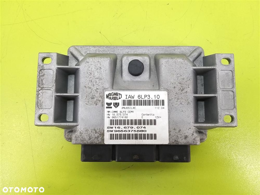 Komputer sterownik silnika Peugeot 407 2.2B 2004-2011  MAGNETI  9656375680