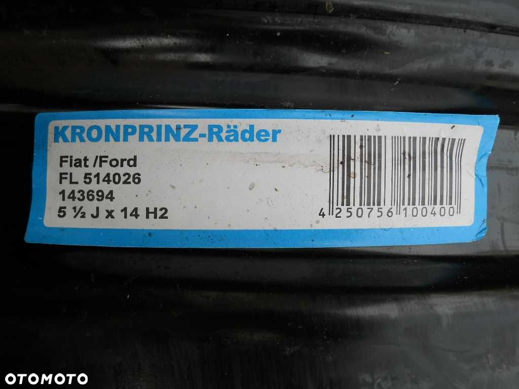 Felgi 14 4x98 ET35 Fiat Panda 500 Punto Doblo Ford Ka II JAK NOWE FVat - 4