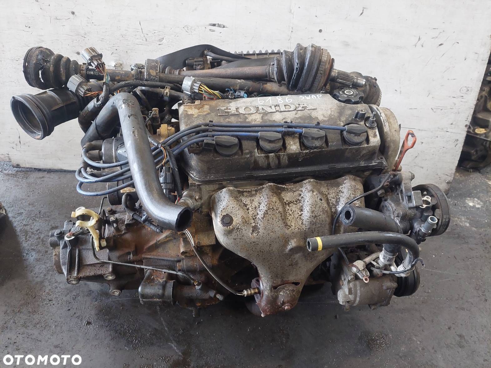 SILNIK + SKRZYNIA OSPRZĘT SWAP CIVIC VI 1.4 16V D14Z3 37820-P1J-E14 - 1