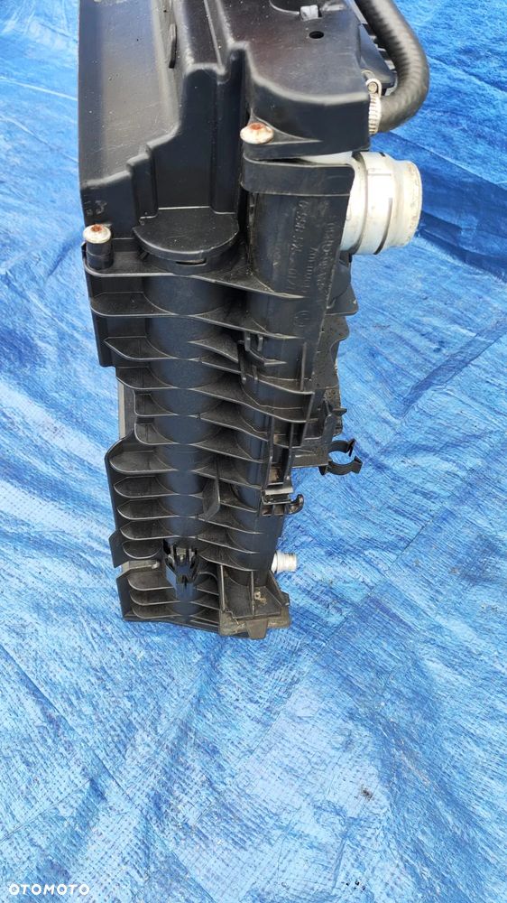 PAS PRZEDNI WZMOCNIENIE BELKA PRZÓD CHŁODNICA WODY KLIMATYZACJI WENTYLATOR KOMPLET BMW E63 E64 LCI LIFT 3.0i N53 - 23