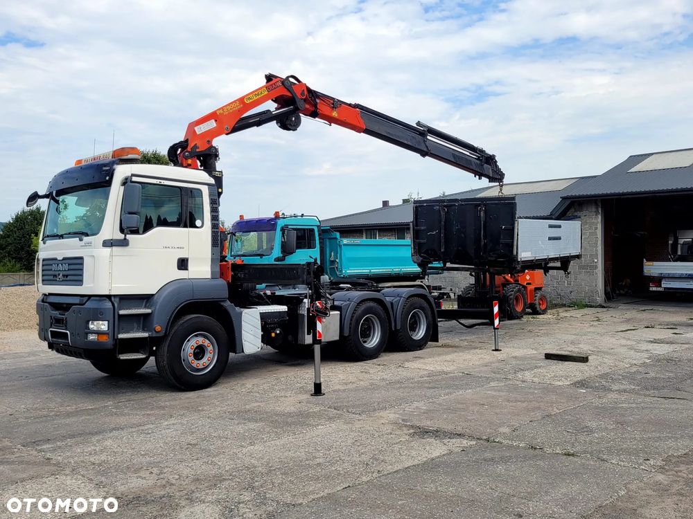 MAN TGA 33.480 6x4 Palfinger PK29002 Ciągnik + Kiper - 22