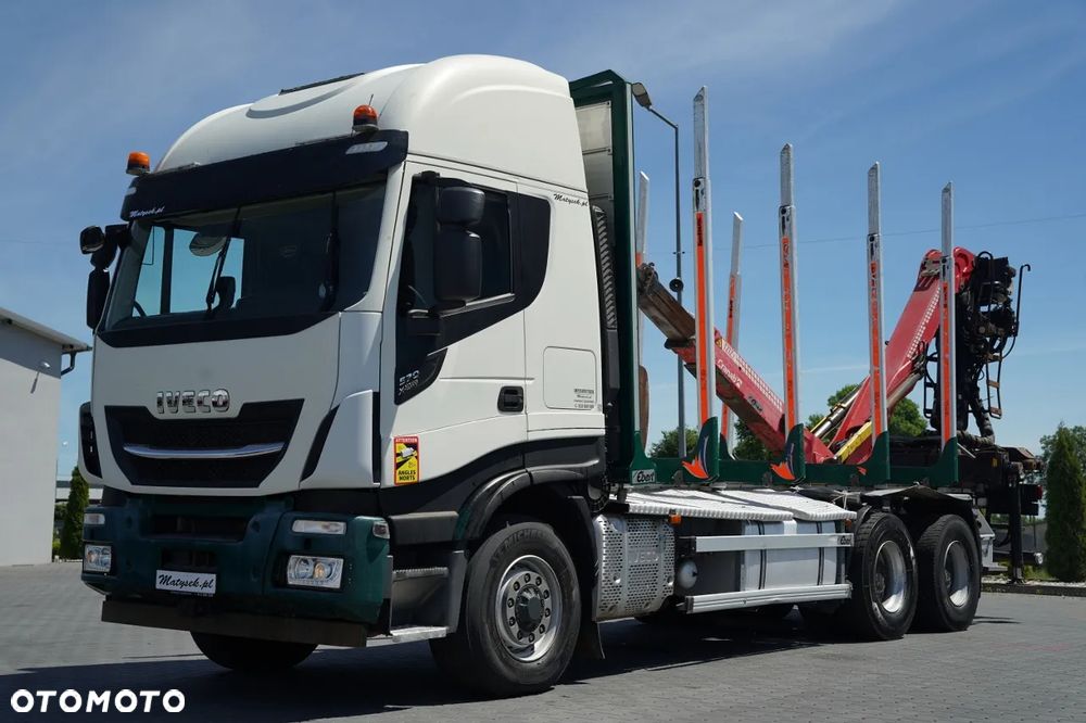 Iveco 570 STRALIS X-WAY / 6X4 / DO DREWNA / DO DRZEWA / DO LASU / HDS CRANAB TZ 12.2 / AUTOMAT - 5