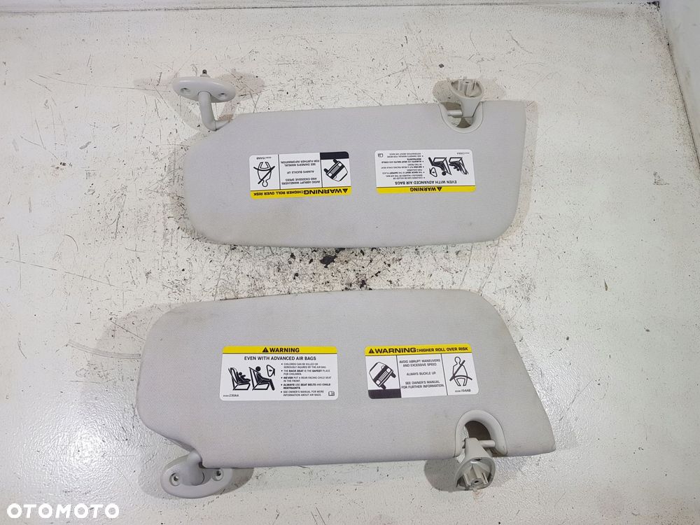 osłona przeciwsłoneczna słoneczka jeep compass i 07 rok 2.4b komplet - 1
