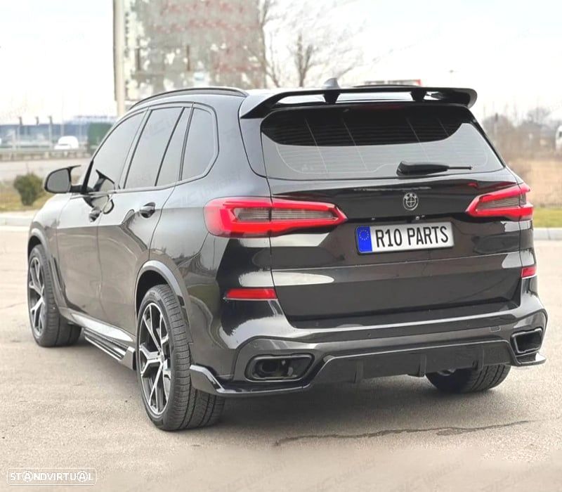 KIT CARROÇARIA BMW X5 G05 18-22 LOOK BLACK KNIGHT PRETO BRILHANTE - 8
