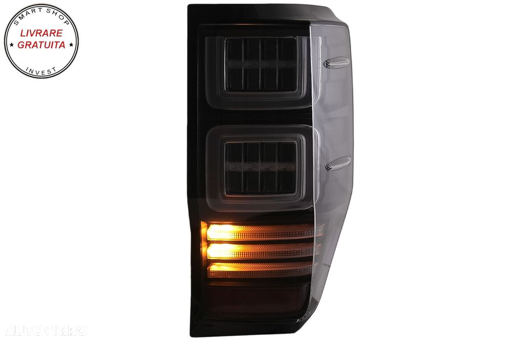 Stopuri LED Ford Ranger (2012-2018) Geam Clar cu Semnal Dinamic- livrare gratuita - 8
