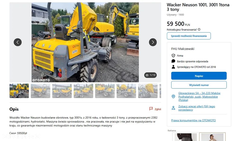 JCB 6ST 1775mth. 2018r. Terex Mecalac TA6s - 4