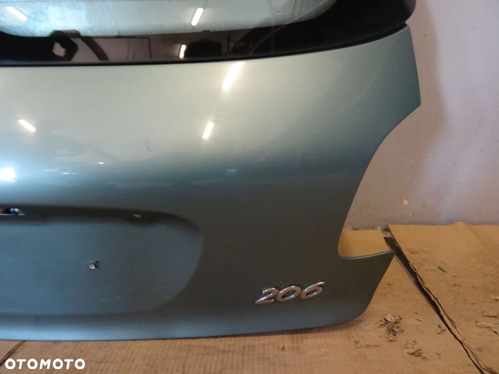 KLAPA TYŁ TYLNA SZYBA BAGAŻNIKA PEUGEOT 206 98-03 LAK:KRV NR236 - 8