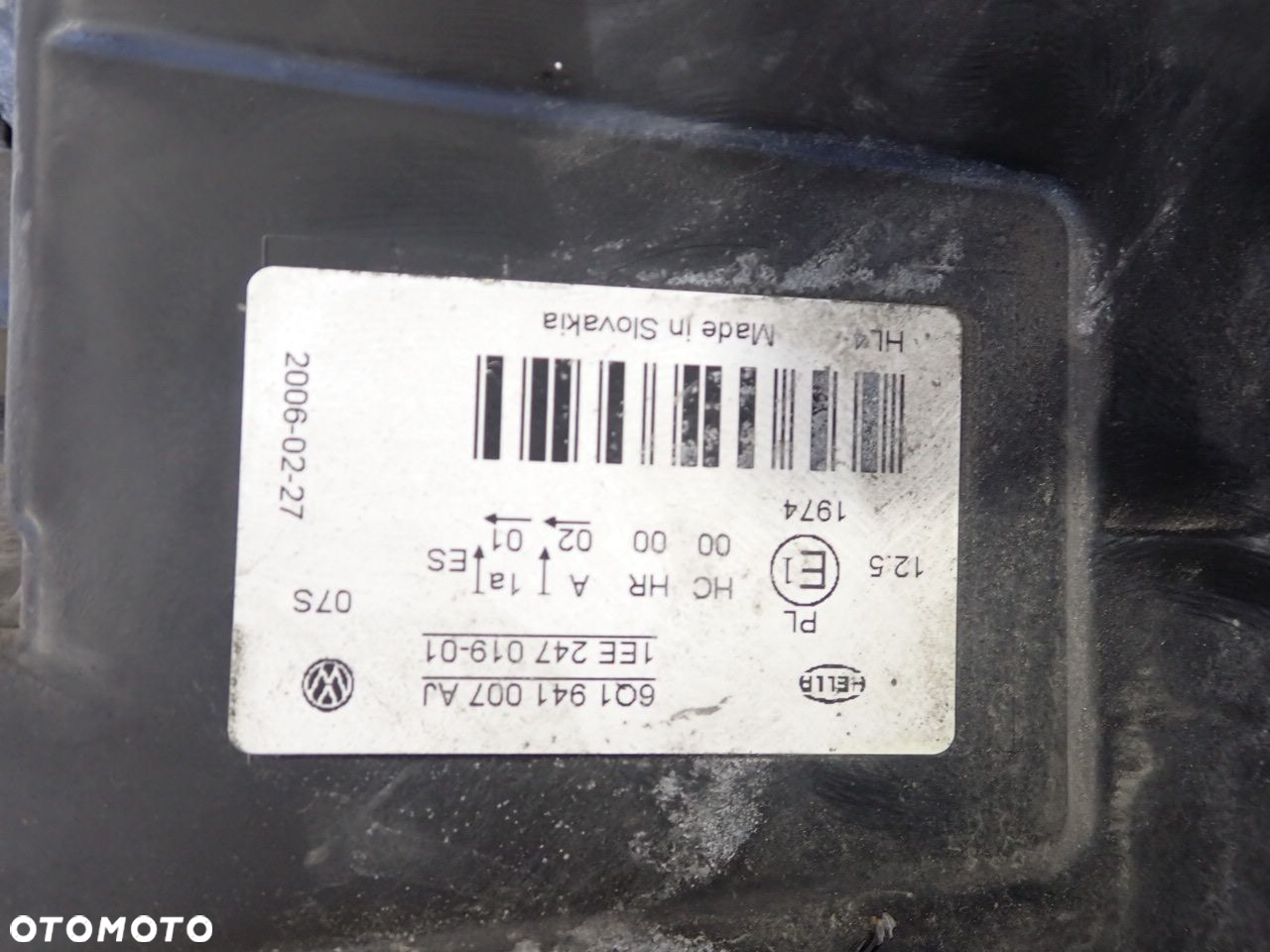 LAMPA LEWA PRZEDNIA POLO LIFT VOLKSWAGEN POLO 1.4 6Q1941007AJ - 6