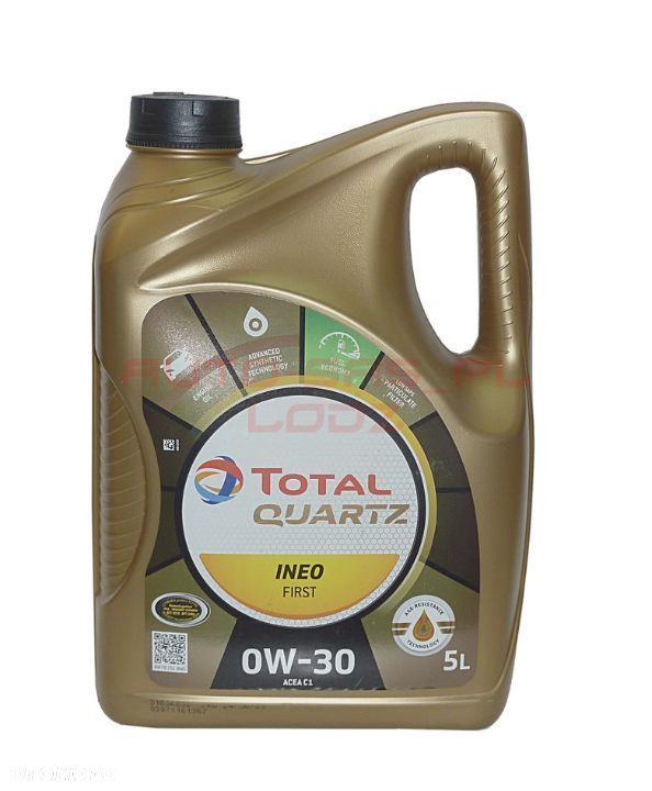 TOTAL QUARTZ 0W30 INEO FIRST 5L - 1