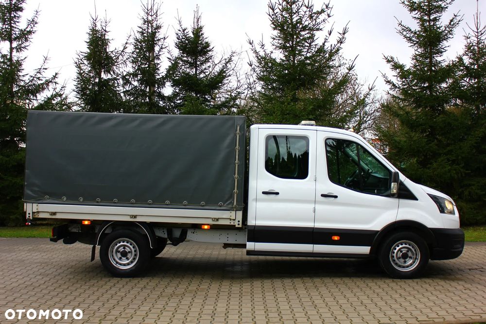 Ford TRANSIT BRYGADÓWKA 2.0 TDCI 130KM 7 OSÓB PAKA PLANDEKA OŚWIETLENIE ROBOCZE - 5