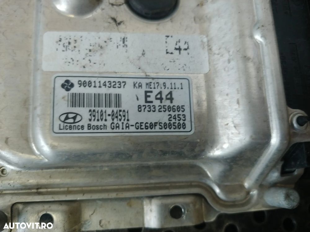 ecu calculator motor 1.0 b g3la hyundai i10 ba  39101-04591  8733250605  1038407763 - 2