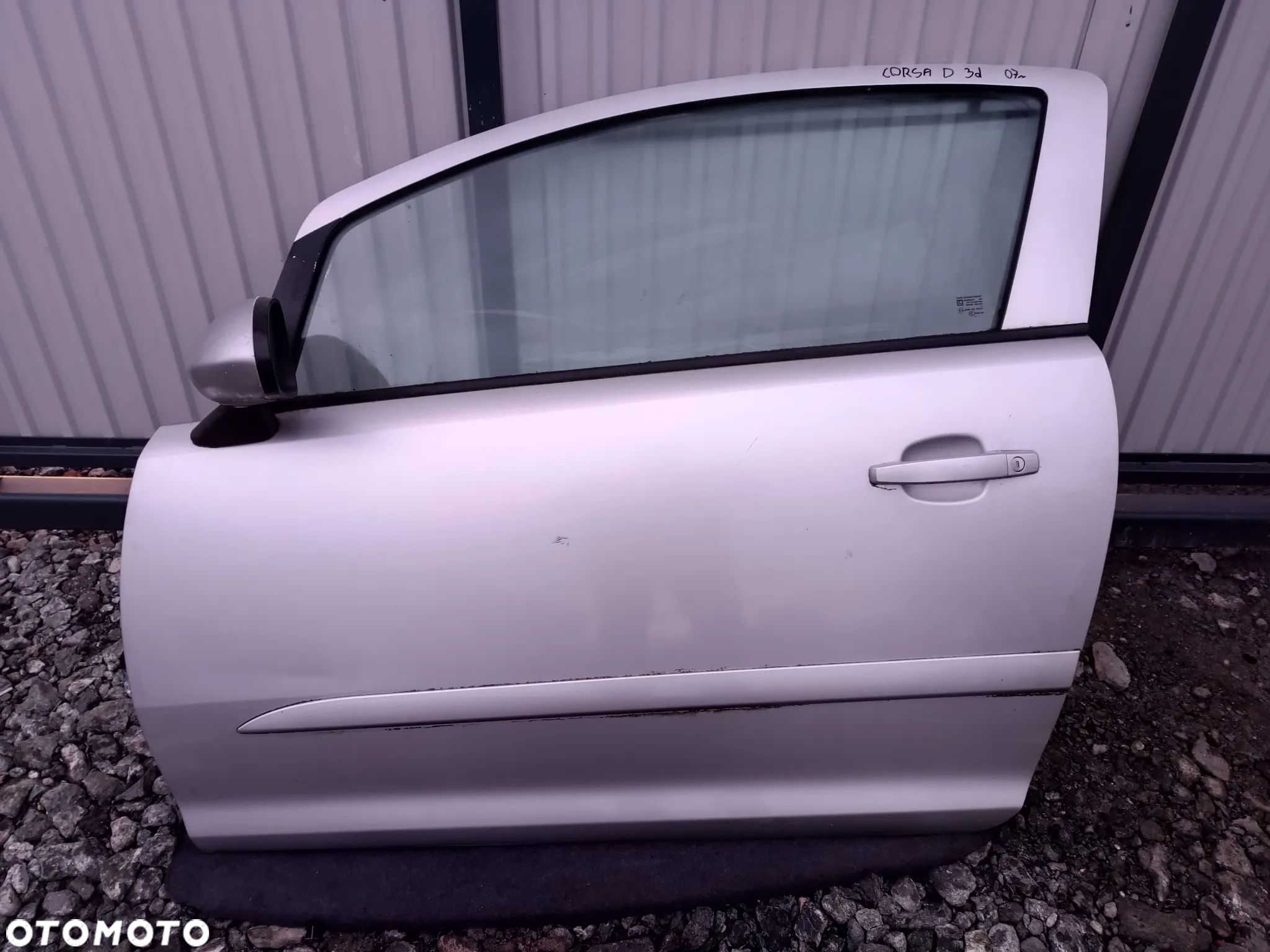 DRZWI LEWE PRZÓD LEWY OPEL CORSA D 3 DRZWI - 1