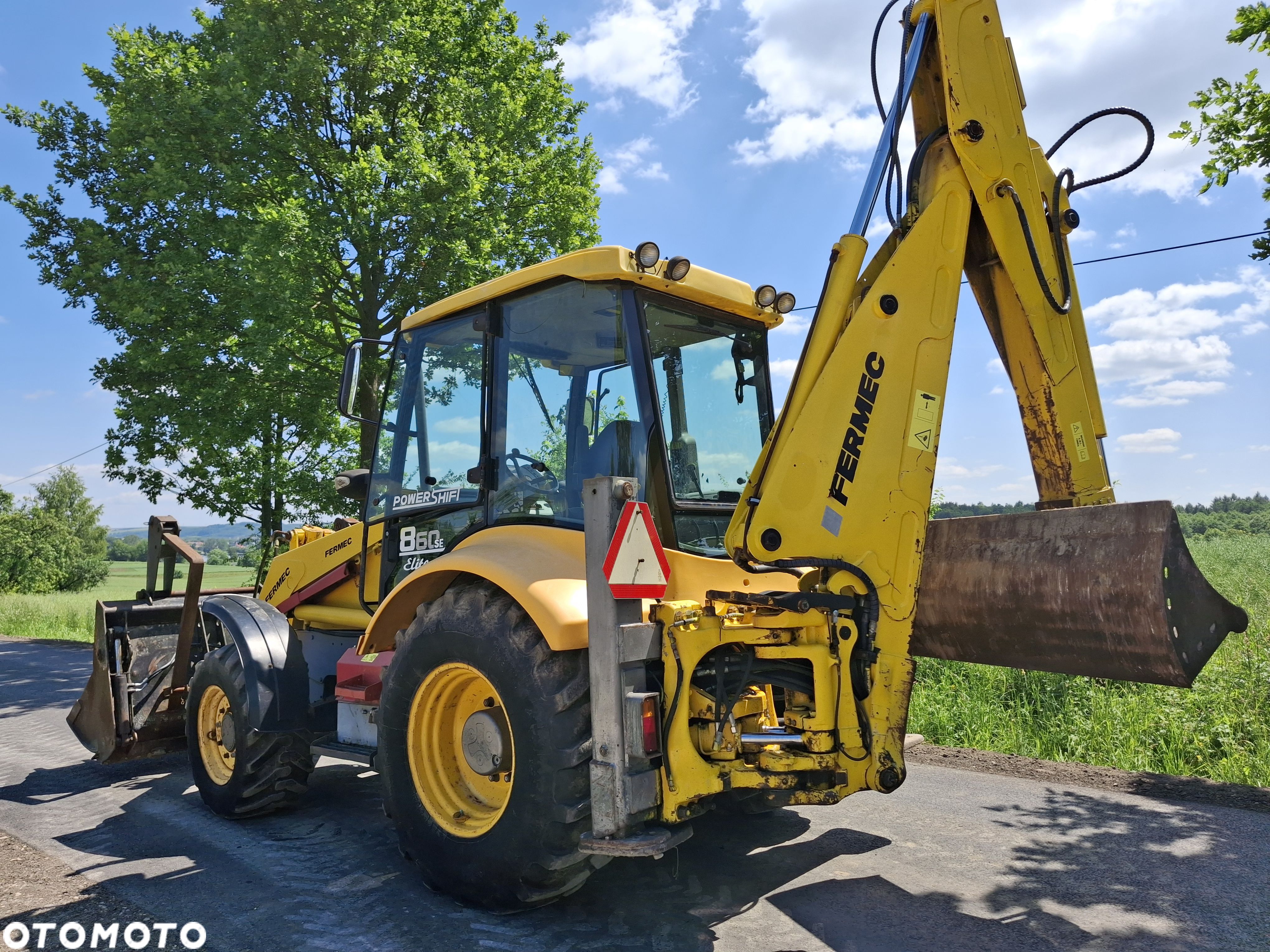 Fermec 860 SE elite POWER SHIFT PŁUG ŁYŻKA SKARPOWA - 1