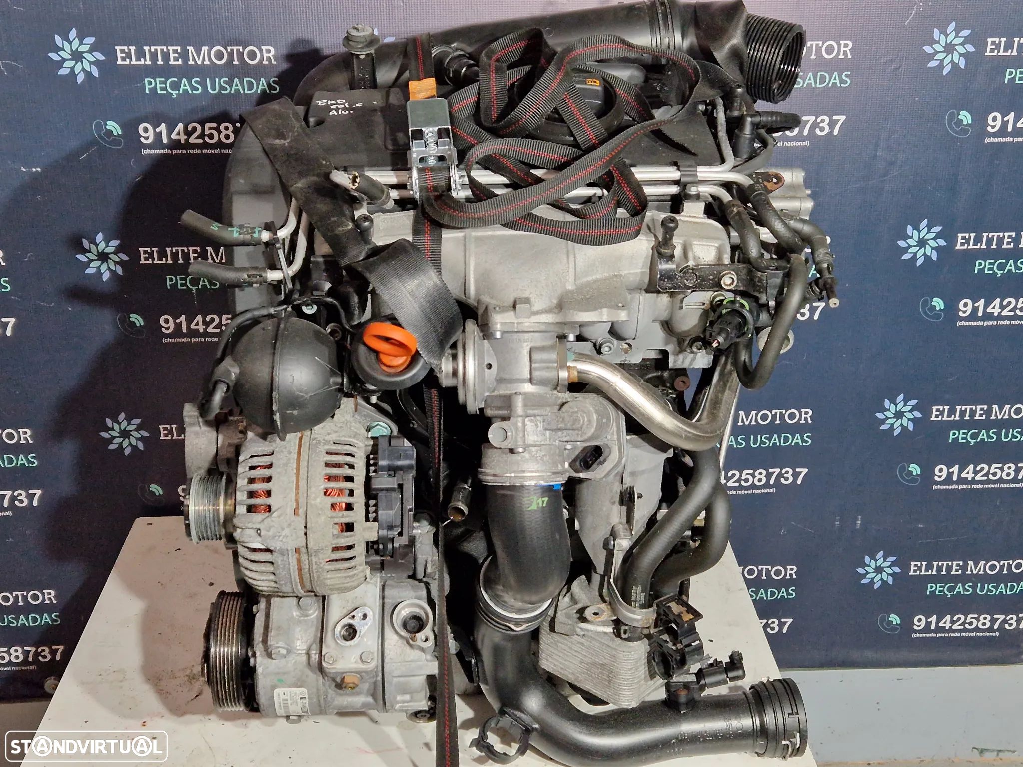 Motor usado BKD VW GOLF 5 2.0 TDI 140CV COLAÇA C AUDI A3 LEON TOURAN OCTAVIA EOS - 1
