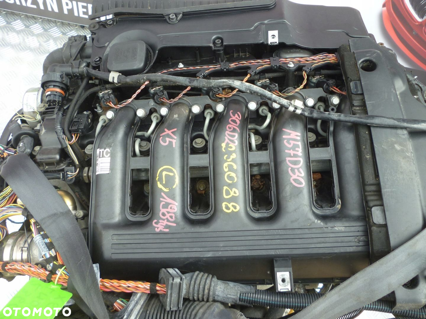 SILNIK KOMPLETNY SWAP BMW X5 3.0D M57D30 306D2 04r. 218KM 198 TYS ŻELIWO - 2