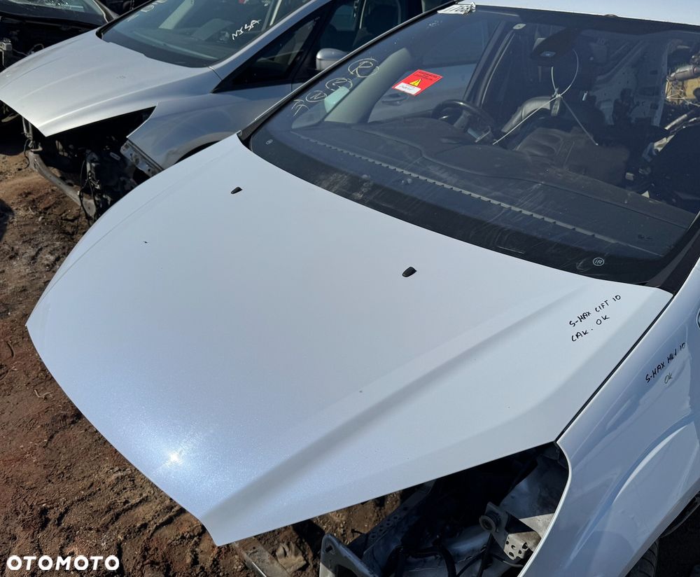 MASKA POKRYWA SILNIKA FORD S-MAX MK1 LIFT KOLOR I0 BIAŁA PERŁA - 3