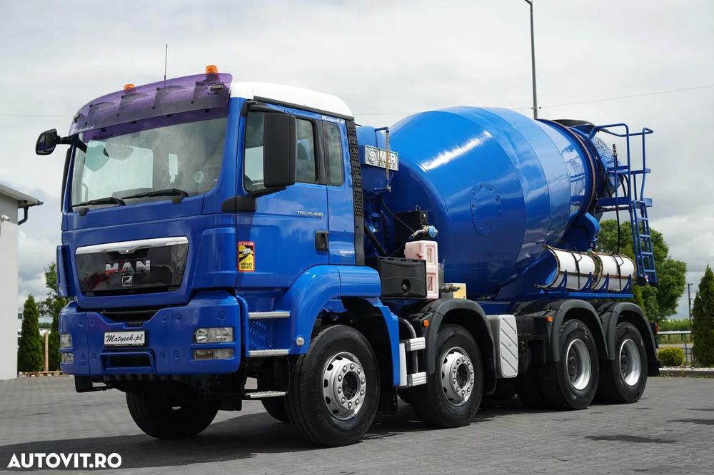 MAN TGS 35.400 / 8x4 / BETONIERĂ / IMER / BETONIERĂ 9 M3 / - 2